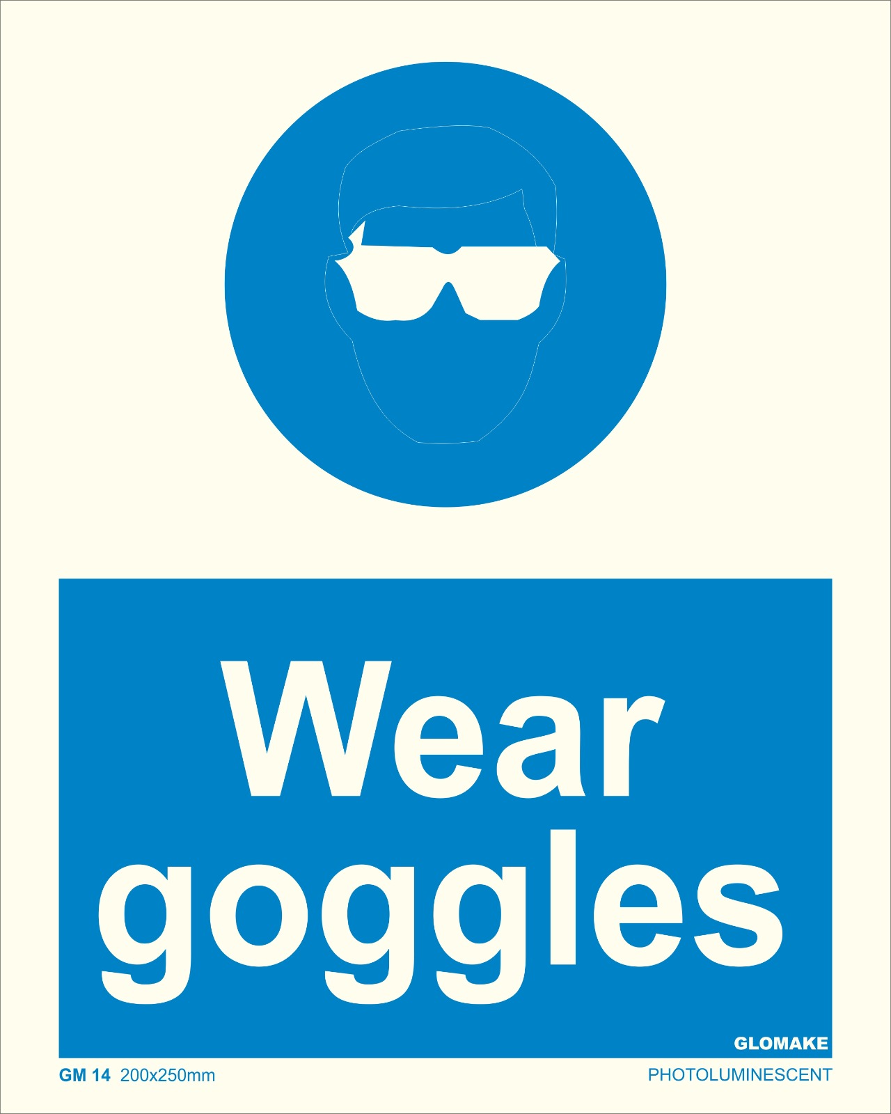 WEAR  GOGGLES
(GM 14)